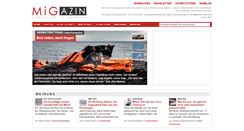 Desktop Screenshot of migazin.de